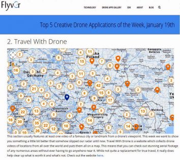 Top 5 Creative Drone Applications of the Week, January 19th