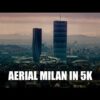 Architectural panorama of the City of Milan
