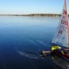 Slick Ice on Lake Delavan