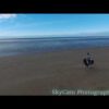 Horse on Wallasey Beach - the best aerial videos