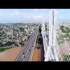 Puente Francisco del Rosario Sánchez - filmado desde el aire con drone