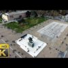 Alexander the Great Statue | the best aerial videos