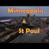 Tour of Minneapolis & St Paul Minnesota • Geotagged Drone Videos
