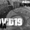 Piazza della Repubblica Roma vista da un drone Italia