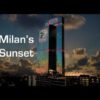 Milan Skyline's Sunset