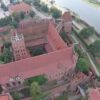Zamek Krzyżacki Malbork - wideo z drona z kamerą