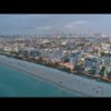 Aerial Miami Beach having shot many Florida beaches