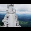 Ambuluwawa Temple - aerial perspective imagery by drone අම්බුළුවාව
