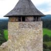 Hrad Stará Ľubovňa - z ptačí perspektivy