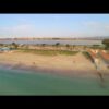 La spiaggia del Poetto ripresa dal drone 1
