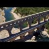 Pont du Gard - Prise de vue aérienne de la France
